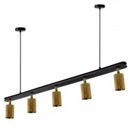 Подвесной светильник Atmolight Chime GU10 СL90-5 Black/BrushGold 1092030
