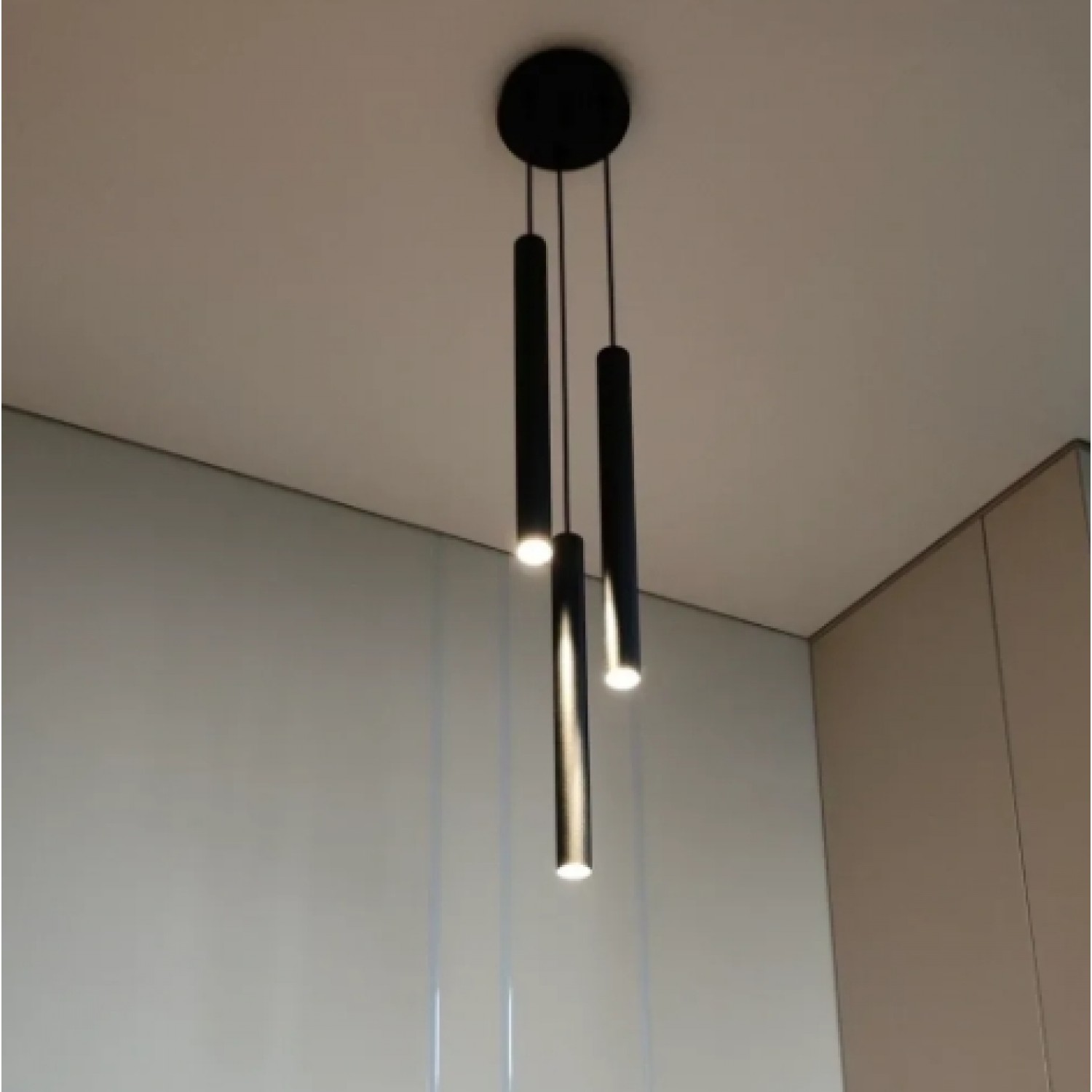 Подвесной светильник Atmolight Chime СD40-450-3 Black 1131311