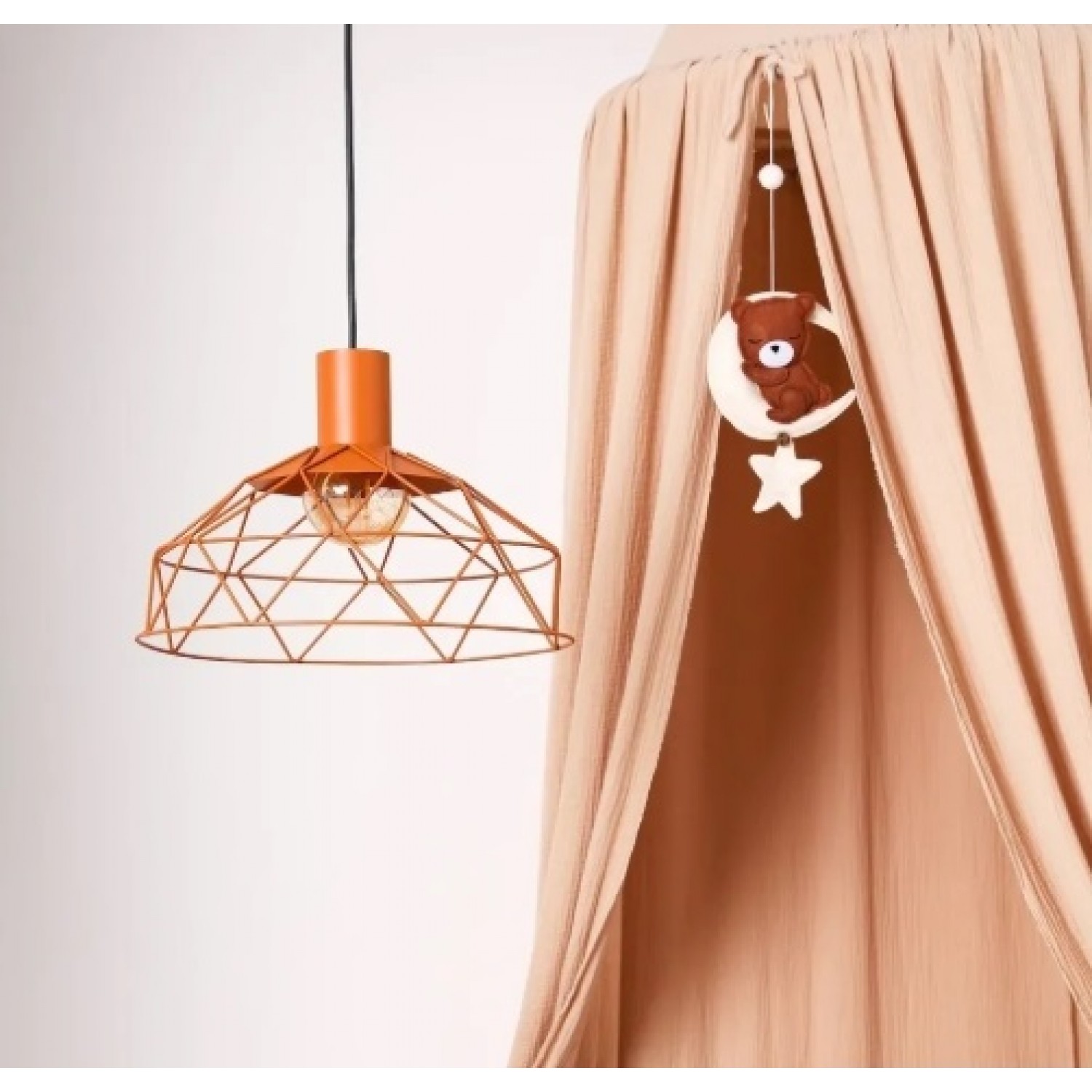 Подвесной светильник Atmolight Orvix P360 OrangeBrown 3041379