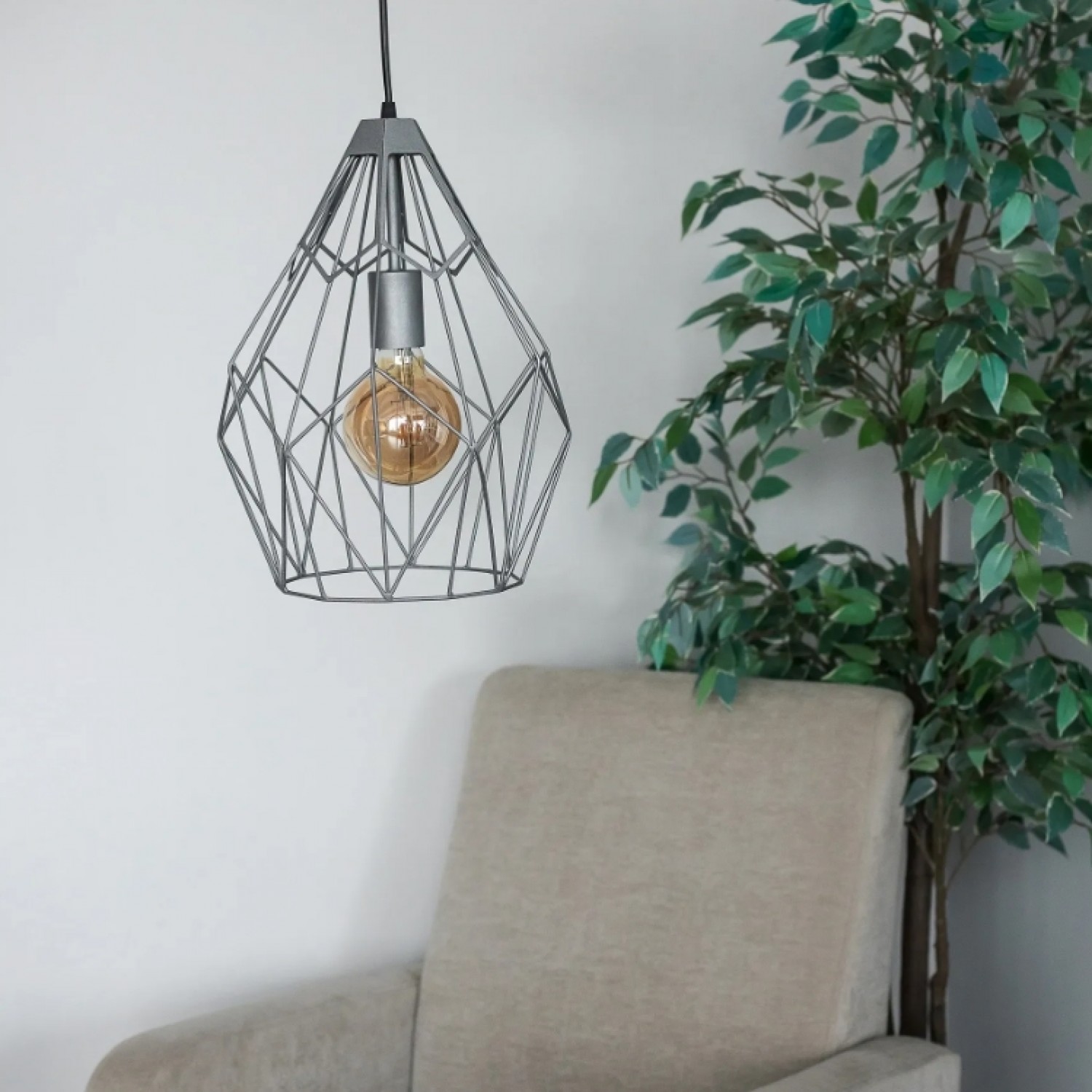 Подвесной светильник Atmolight Web P280 MoireSilver 2241115
