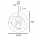 Підвісний світильник COSMOLight ROXBURY P08593AU