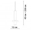 Подвесной светильник Friendlylight Agesta PD FL3076 alt_image