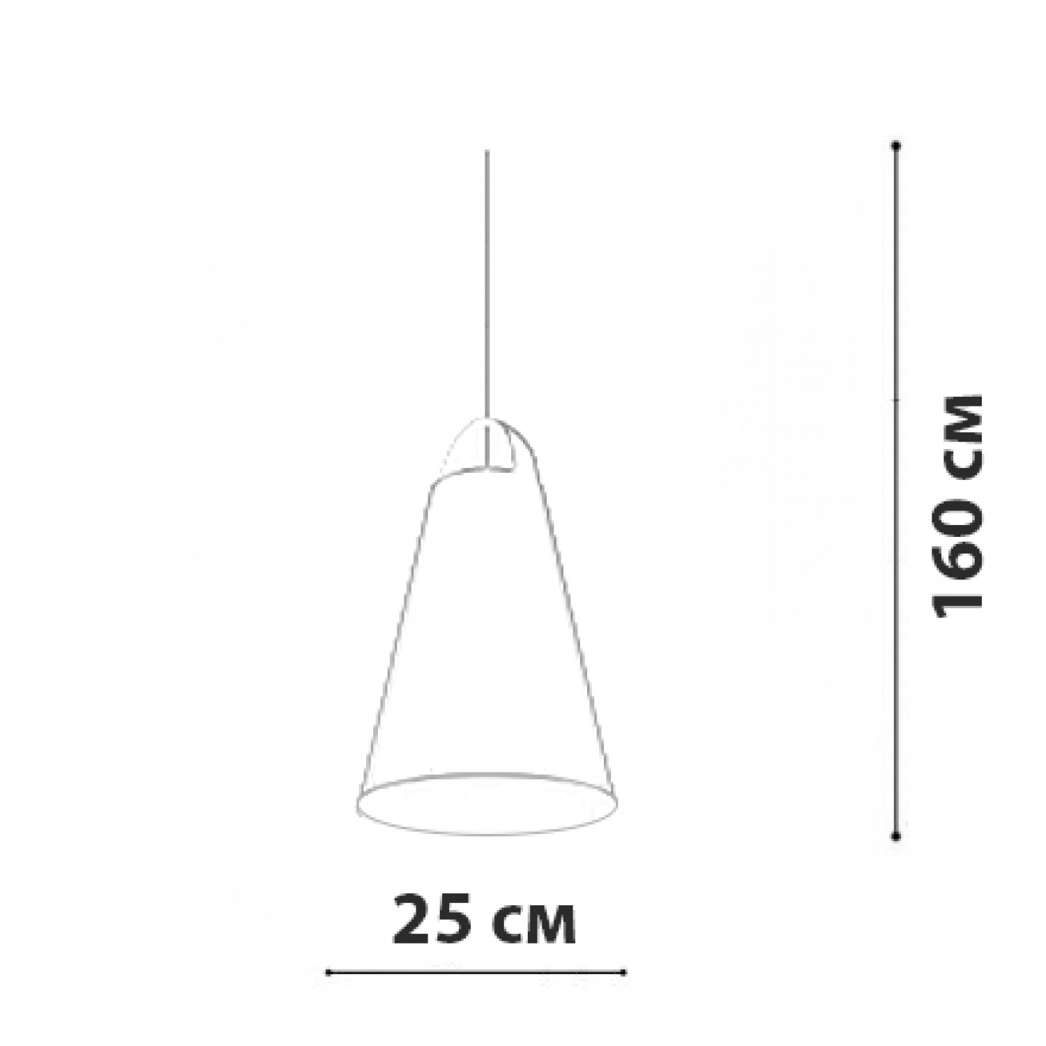 Підвісний світильник Friendlylight Fafel M White FL3199