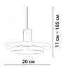 Підвісний світильник Friendlylight Marble Ring PD FL3079 alt_image