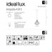 Підвісний світильник Ideal Lux AMPOLLA-4 SP1 BIANCO 200903