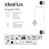 Подвесной светильник Ideal Lux AMPOLLA-4 SP1 NERO 167497 alt_image