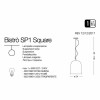 Підвісний світильник Ideal Lux BISTRO SP1 SQUARE AMBRA 163789 alt_image