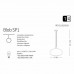 Підвісний світильник Ideal Lux BLOB SP1 AMBRA 207988