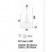 Подвесной светильник Ideal Lux CLARISSA SP1 BIANCO 220604