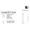 Подвесной светильник Ideal Lux COCKTAIL SP1 SMALL NERO 074344 alt_image