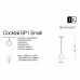 Подвесной светильник Ideal Lux COCKTAIL SP1 SMALL NERO 074344