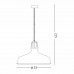 Підвісний світильник Ideal Lux ERIS-2 SP1 BIANCO 238135