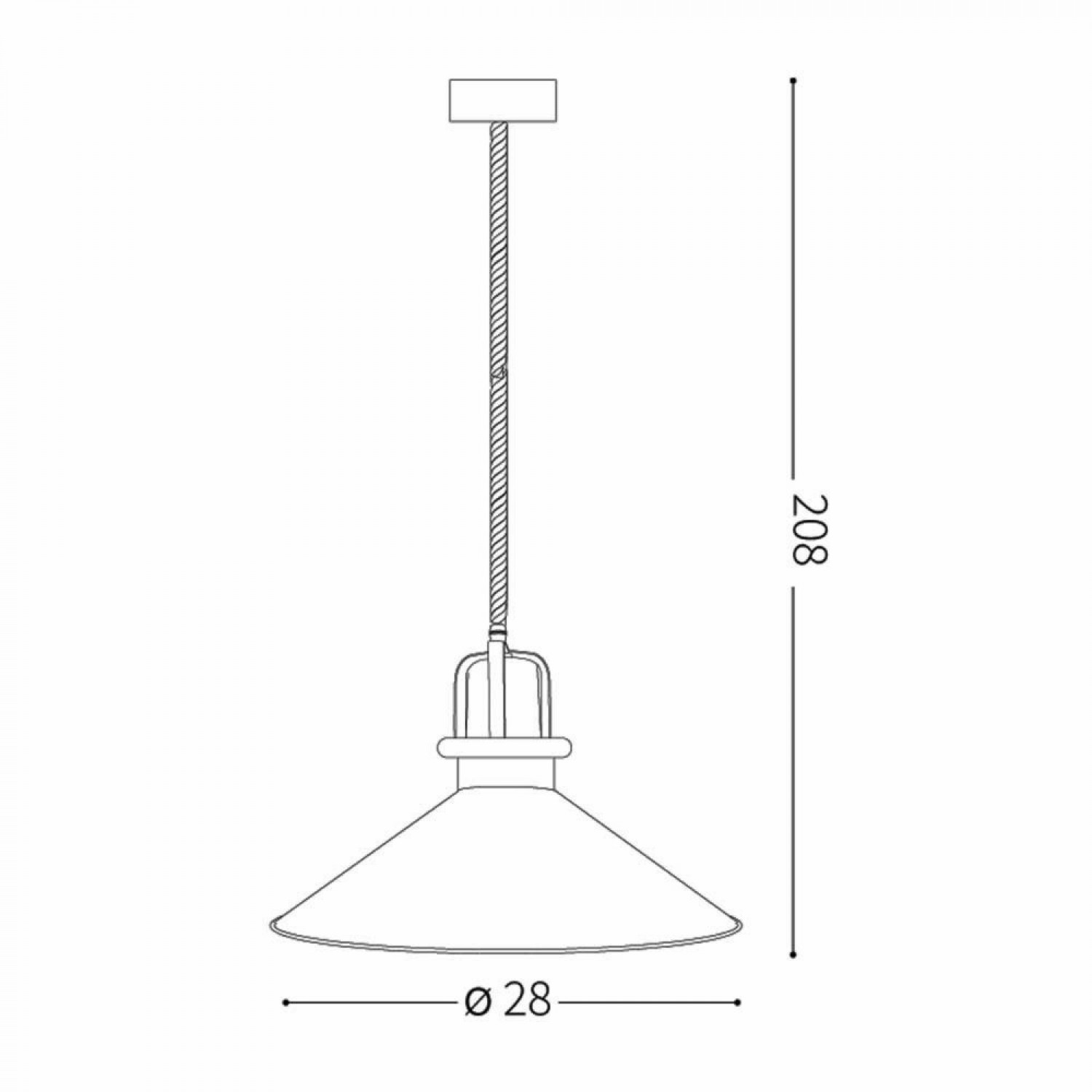 Підвісний світильник Ideal Lux ERIS-3 SP1 BIANCO 238173