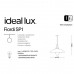 Підвісний світильник Ideal Lux FIORDI SP1 NERO 122052