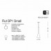 Подвесной светильник Ideal Lux FLUT SP1 SMALL ROSSO 035703