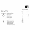 Підвісний світильник Ideal Lux FRIDA SP1 NERO 139425 alt_image