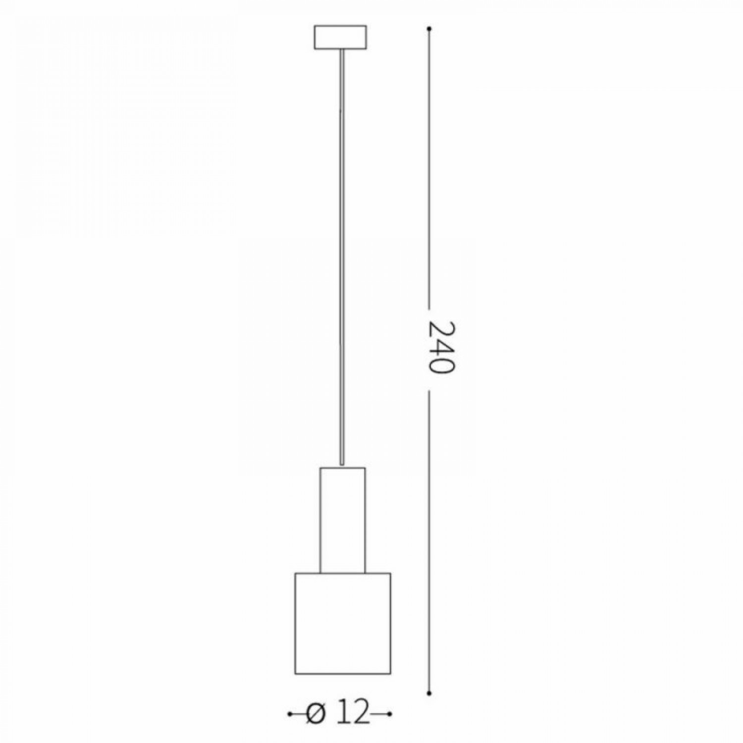 Підвісний світильник Ideal Lux HOLLY SP1 NERO 231563