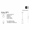 Підвісний світильник Ideal Lux KUKY SP1 BIANCO 053448 alt_image