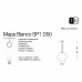Підвісний світильник Ideal Lux MAPA SP1 D50 BIANCO 032122