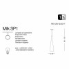 Підвісний світильник Ideal Lux MILK SP1 026787 alt_image