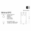 Подвесной светильник Ideal Lux MINIMAL SP2 BIANCO OPACO 112718 alt_image