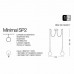 Підвісний світильник Ideal Lux MINIMAL SP2 BIANCO OPACO 112718