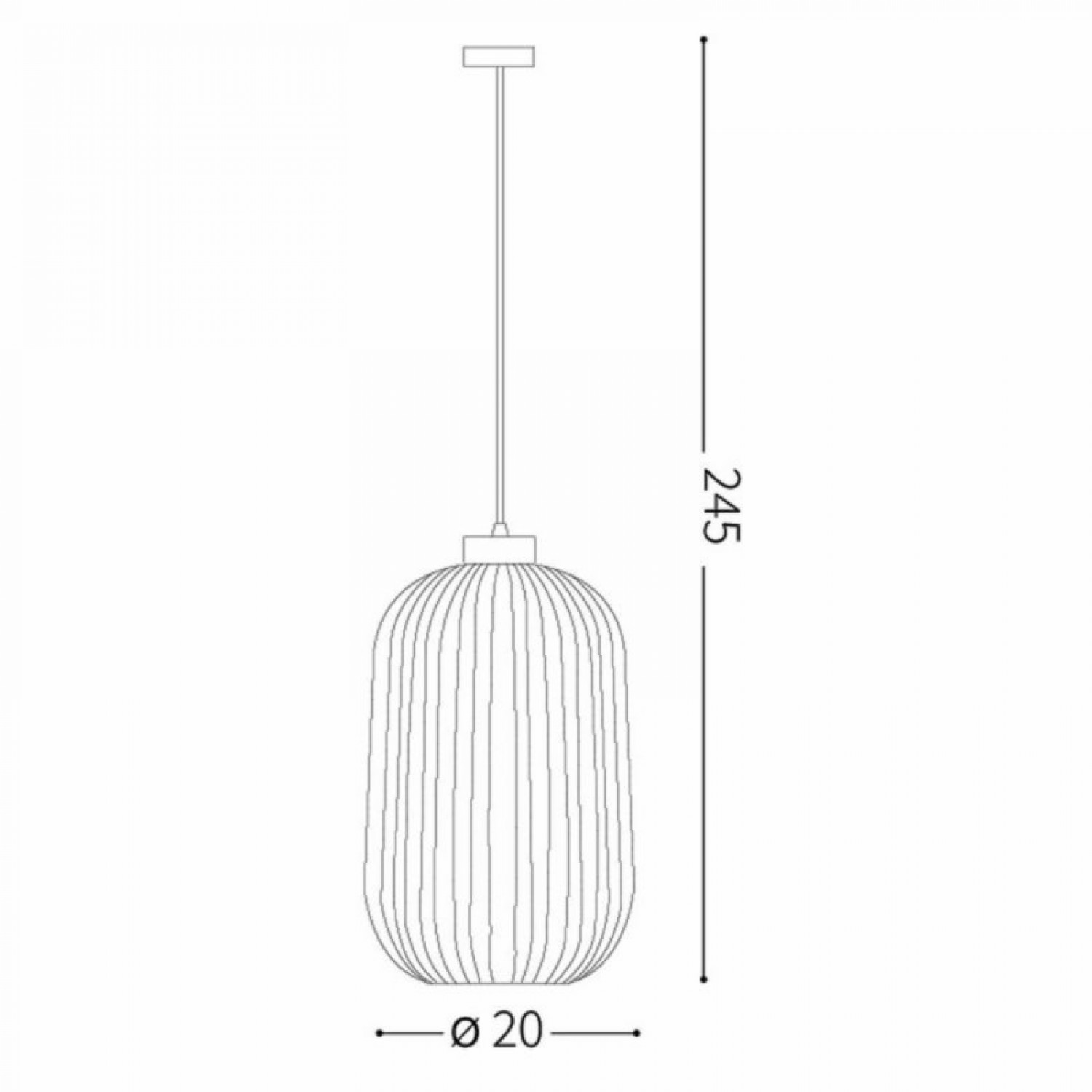Підвісний світильник Ideal Lux MINT-3 SP1 FUME' 237510