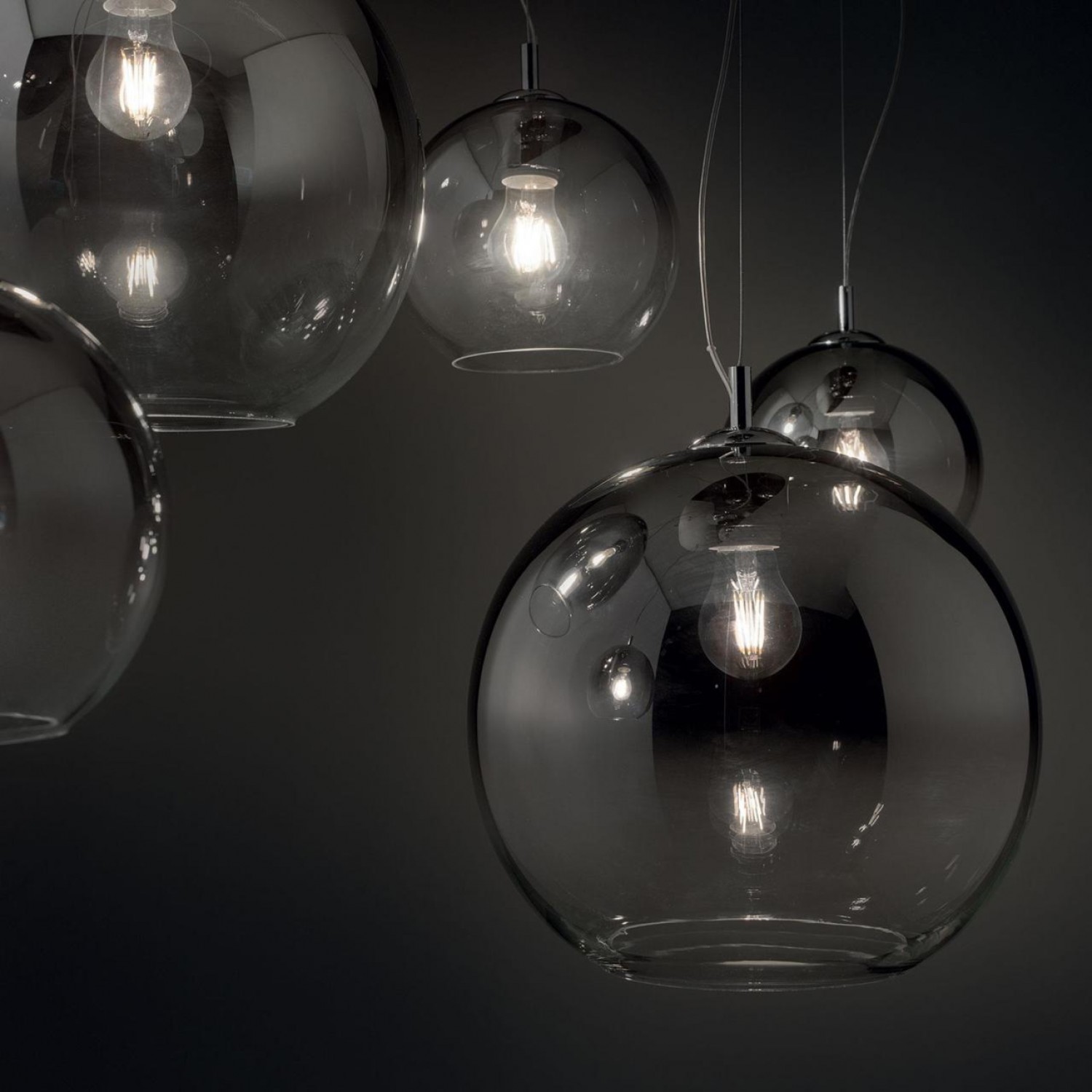 Підвісний світильник Ideal Lux NEMO SP1 D20 FUME' 250311