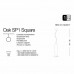 Підвісний світильник Ideal Lux OAK SP1 SQUARE BIANCO 150666