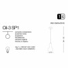 Подвесной светильник Ideal Lux OIL-3 SP1 CEMENTO 110431 alt_image