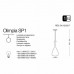 Подвесной светильник Ideal Lux OLIMPIA SP1 NERO 012919