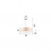 Підвісний світильник Ideal Lux WOODY SP5 BIANCO 103242