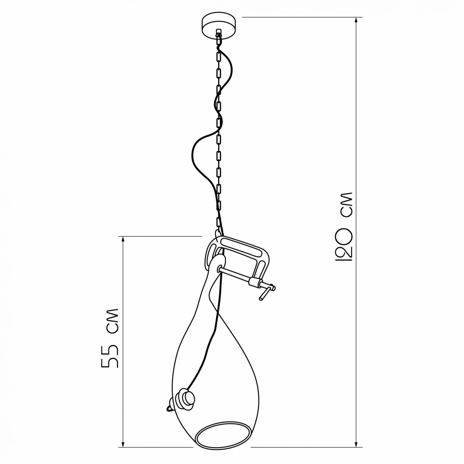 Подвесной светильник Imperium Light Wineglass 476155.12.00