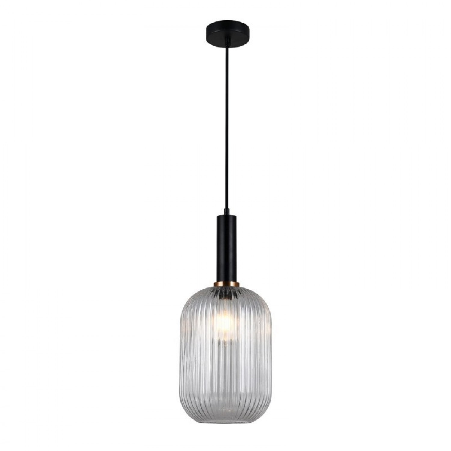 Подвесной светильник Italux Antiola PND-5588-1L-BK+CL