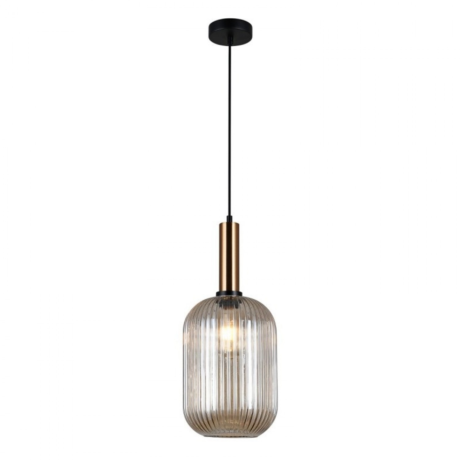 Подвесной светильник Italux Antiola PND-5588-1L-BRO+AMB