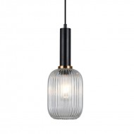 Подвесной светильник Italux Antiola PND-5588-1M-BK+CL