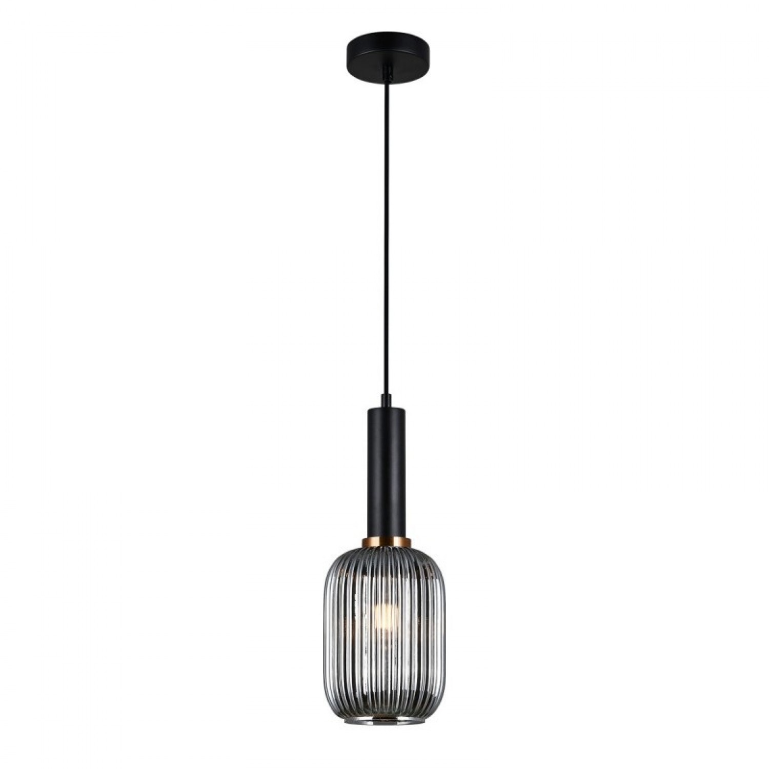 Подвесной светильник Italux Antiola PND-5588-1M-BK+SG