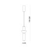 Подвесной светильник Italux Bruni PND-27372-1-19W-BK alt_image