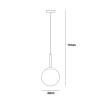 Подвесной светильник Italux Deore PND-5578-1S-BRO-BK alt_image