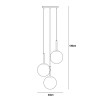 Подвесной светильник Italux Deore PND-5578-3S-BRO-BK alt_image