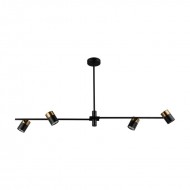 Подвесной светильник Italux Elice PND-58892-4-BK-BRO