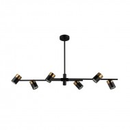 Подвесной светильник Italux Elice PND-58892-6-BK-BRO