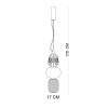 Подвесной светильник Italux Eris PND-98374-28W-GD alt_image