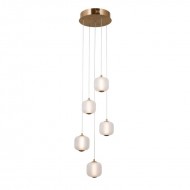 Подвесной светильник Italux Ganti PND-34362-5-HBR-OPAL