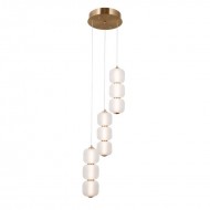 Подвесной светильник Italux Ganti PND-34362-9-HBR-OPAL