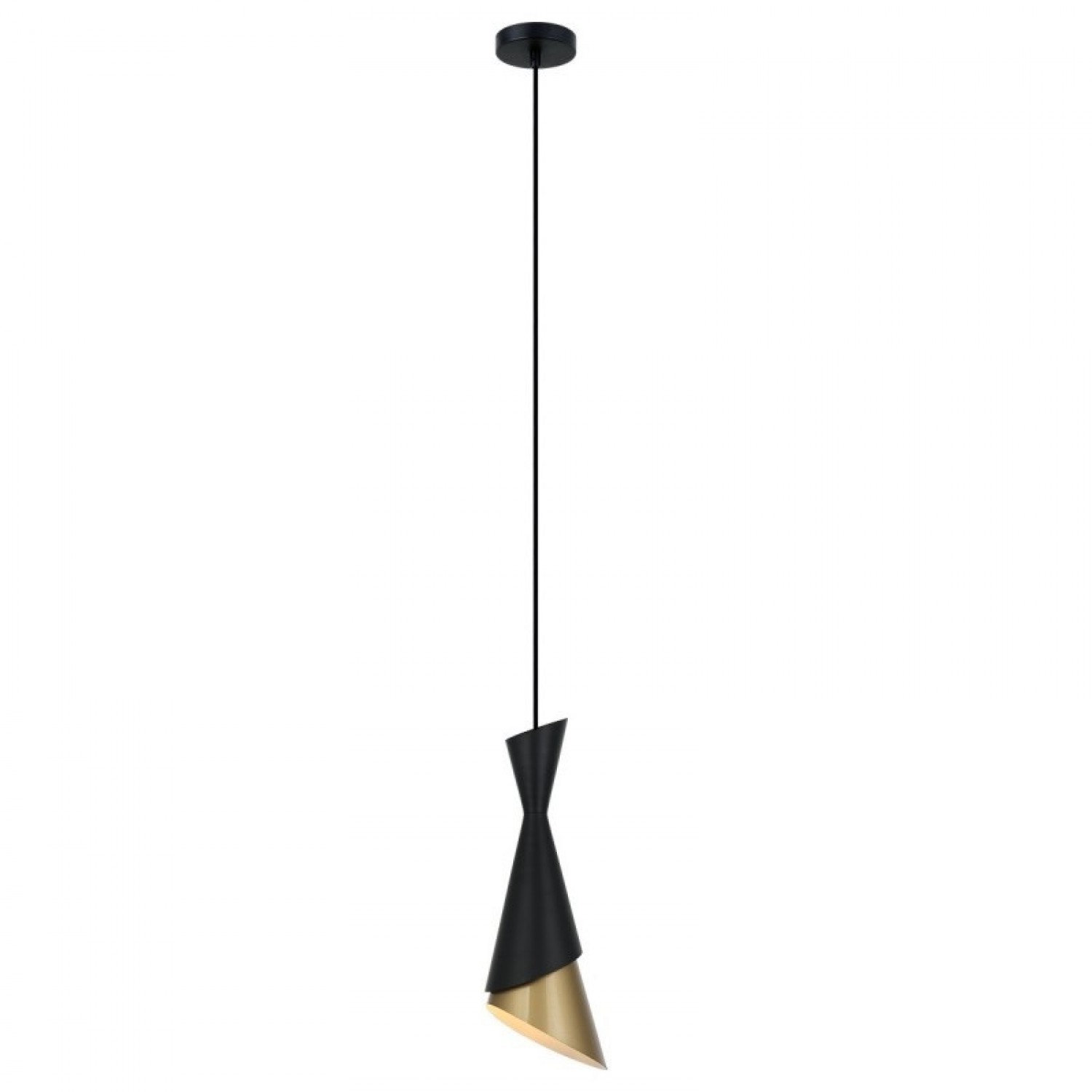 Подвесной светильник Italux Malia PND-85949-1 BK+GD