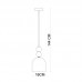 Подвесной светильник Italux Manso PND-37462A-MC-GD