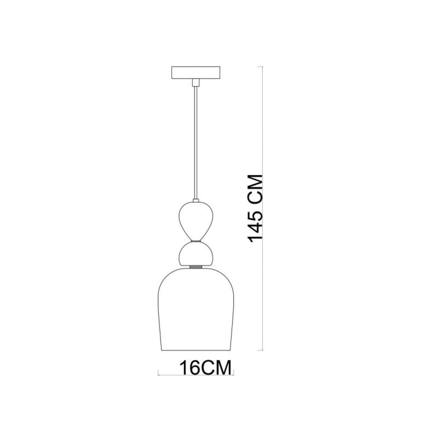 Подвесной светильник Italux Manso PND-37462B-MC-GD