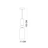 Подвесной светильник Italux Manso PND-37462D-MC-GD alt_image