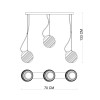 Подвесной светильник Italux Perona PND-92389-3L-BK alt_image